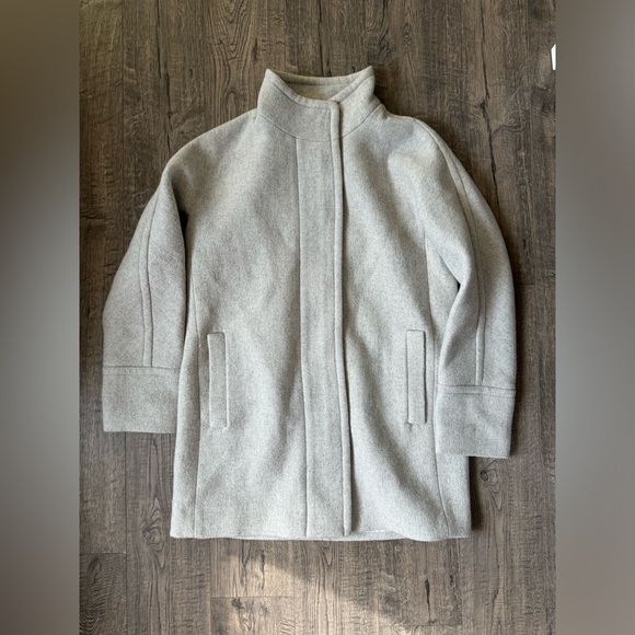 SOLD J. Crew Heather Dusk Wool Blend City Coat - Picture 5 of 10